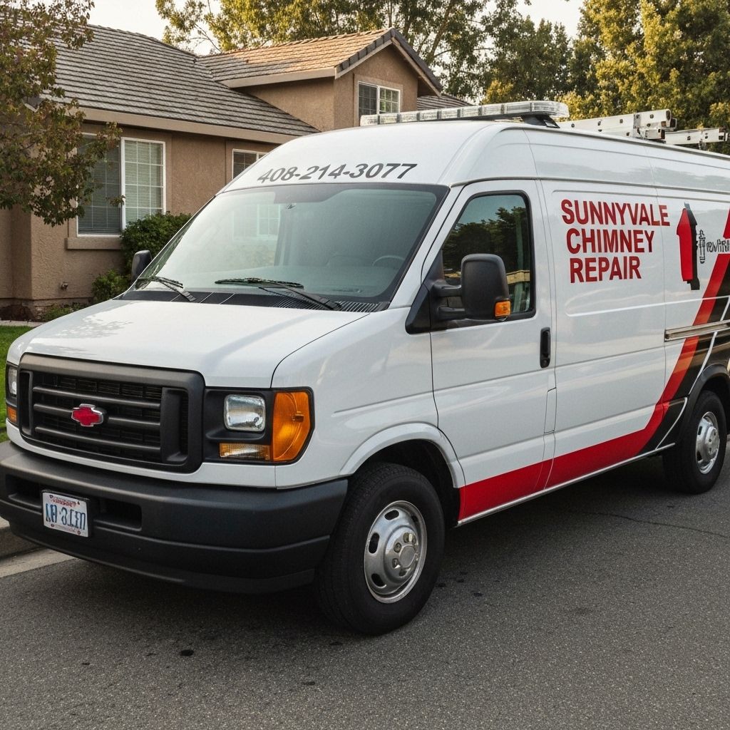 Sunnyvale Chimney Repair service vehicle with company branding